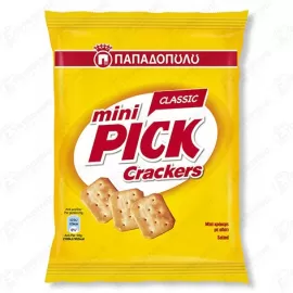 ΠΑΠΑΔΟΠΟΥΛΟΥ MINI PICK CRACKERS ΚΛΑΣΙΚΑ 70gr Σ14