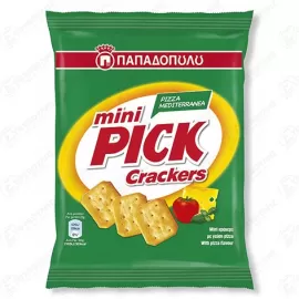 ΠΑΠΑΔΟΠΟΥΛΟΥ MINI PICK CRACKERS PIZZA 70gr Σ14