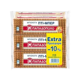 ΠΑΠΑΔΟΠΟΥΛΟΥ ΜΠΙΣΚΟΤΑ ΠΤΙ-ΜΠΕΡ 225grX6ΤΜΧ (-10%) Σ6