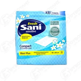 SANI SENSITIVE ΥΠΟΣΕΝΤΟΝΟ MAXI PLUS 90X60 15TMX Σ6