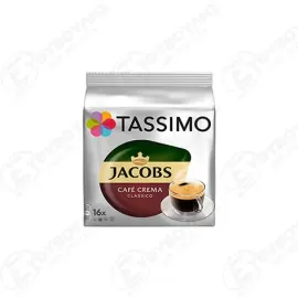 JACOBS ΚΑΦΕΣ ΚΑΨΟΥΛΕΣ TASSIMO CAFFE CREMA CLASSICO 7grX16TMX 112gr Σ5