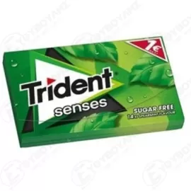 TRIDENT SENSES ΤΣΙΧΛΕΣ ΔΥΟΣΜΟΣ ΧΩΡΙΣ ΖΑΧΑΡΗ (Π.Τ 1Ε) 12ΤΜΧ 27gr Σ12