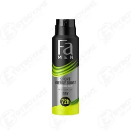 FA SPRAY MEN SPORT ENERGY BOOST 150ml Σ6