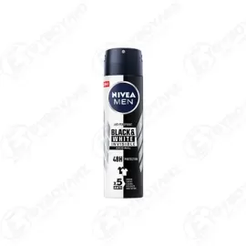 NIVEA MEN SPRAY INVISIBLE ORIGINAL BLACK&amp;WHITE 150ml Σ6