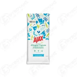 AJAX ΥΓΡΑ ΠΑΝΑΚΙΑ ΚΑΘΑΡΙΣΜΟΥ ΜΠΑΝΙΟΥ&amp;ΛΕΚΑΝΗΣ 50ΤΜΧ Σ10