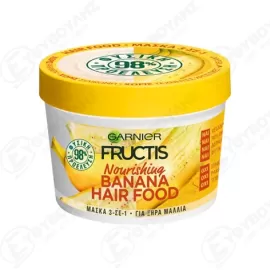 FRUCTIS ΜΑΣΚΑ ΜΑΛΛΙΩΝ HAIR FOOD ΒΑΝΑΝΑ 390ml Σ6