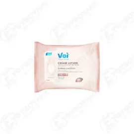 VOI ΥΓΡΑ ΜΑΝΤΗΛΑΚΙΑ ΝΤΕΜΑΚΙΓΙΑΖ CREAM LOTION 25ΤΜΧ Σ48