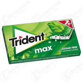 TRIDENT MAX SPEARMINT ΤΣΙΧΛΕΣ ΧΩΡΙΣ ΖΑΧΑΡΗ 27gr Σ12