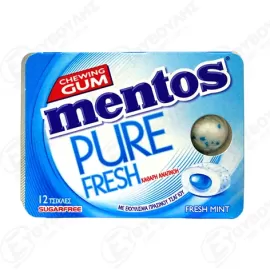 MENTOS ΤΣΙΧΛΕΣ PURE FRESH MINT BLISTER Χ.Ζ 18gr Σ12