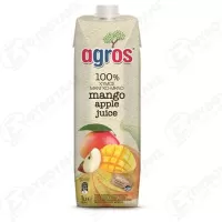 AGROS ΦΥΣΙΚΟΣ ΧΥΜΟΣ ΜΑΝΓΚΟ-ΜΗΛΟ 1LTR Σ12