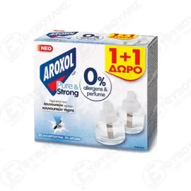 AROXOL ΥΓΡΟ ΑΝΤ/ΚΟ PURE&amp;STRONG 25ml 1+1 ΔΩΡΟ Σ24