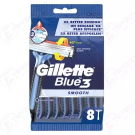 GILLETTE ΞΥΡΑΦΑΚΙΑ BLUE 3 SMOOTH 8TMX ΣΑΚΟΥΛΑΚΙ Σ20