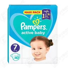 PAMPERS ACTIVE BABY ΠΑΝΑ No7 40TMX Σ2