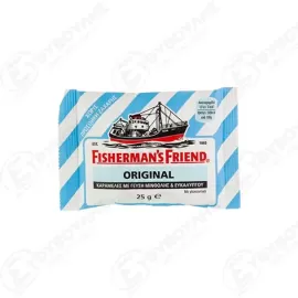 FISHERMAN'S FRIEND ΚΑΡΑΜΕΛΕΣ ORIGINAL ΧΩΡΙΣ ΖΑΧΑΡΗ 25gr Σ24