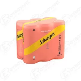 SCHWEPPES PINK GRAPEFRUIT 330mlX6TMX Σ4