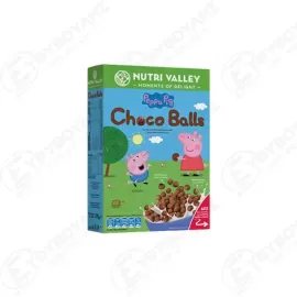 PEPPA PIG KIDS VALLEY ΔΗΜΗΤΡΙΑΚΑ CHOCO BALLS 375gr Σ12