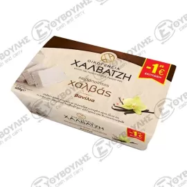 ΧΑΛΒΑΤΖΗΣ ΜΑΚΕΔΟΝΙΚΗ ΧΑΛΒΑΣ ΒΑΝΙΛΙΑ (-1E) 400gr Σ8