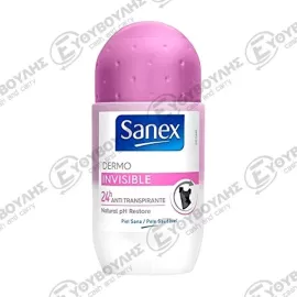 SANEX ROLL-ON DERMO INVISIBLE COOL 50ml Σ6