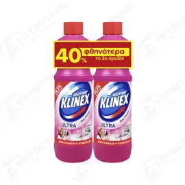 KLINEX ΧΛΩΡΙΝΗ ULTRA ΡΟΖ 750ml X 2TMX(TO 2o -40%) Σ6