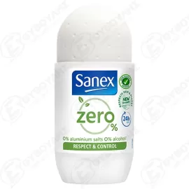 SANEX ROLL-ON ZERO % RESPECT&amp;CONTROL 50ml Σ6