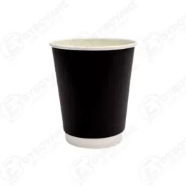 INTERTAN ΠΟΤΗΡΙ ΧΑΡΤΙΝΟ BLACK ΔΙΠΛΟΤΟΙΧΟ 12OZ 25ΤΜΧ Σ20