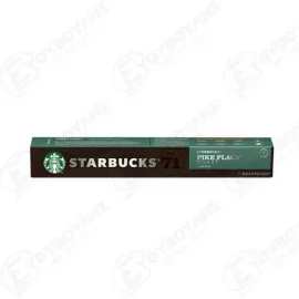 STARBUCKS ΚΑΦΕΣ ΚΑΨΟΥΛΕΣ NESPRESSO PIKE PLACE ROAST LUNGO 10TMX 53gr Σ12