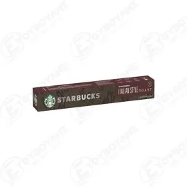 STARBUCKS ΚΑΦΕΣ ΚΑΨΟΥΛΕΣ NESPRESSO ITALIAN STYLE ROAST 10TMX 56gr Σ12