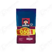 QUAKER ΝΙΦΑΔΕΣ ΒΡΩΜΗΣ ΣΑΚΟΥΛΑ 500gr (-0.60Ε) Σ16