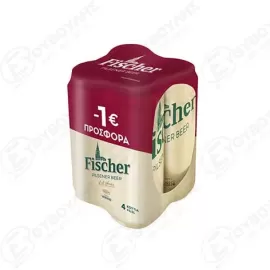 FISCHER ΜΠΥΡΑ ΚΟΥΤΙ 4x500ml (-1Ε) Σ6