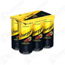 SCHWEPPES ΣΟΔΑ ΛΕΜΟΝΙ-ΠΕΡΓΑΜΟΝΤΟ-ΙΒΙΣΚΟΣ 330Χ6ΤΜΧ Σ4