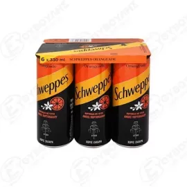 SCHWEPPES ORANGEADE 330mlX6TMX Σ4