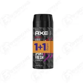 AXE SPRAY RECHARGE ARCTIC MINT&amp;COOL SPICES 150ml 1+1ΔΩΡΟ Σ3