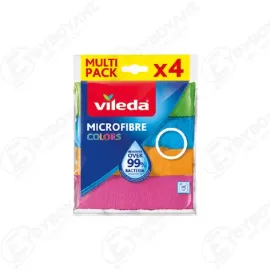 VILEDA ΠΑΝΙ MICROFIBRE COLORS 4TMX Σ10