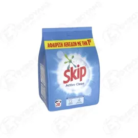 SKIP ΣΚΟΝΗ ΠΛΥ. ACTIVE CLEAN 1.3KG 20MEZ Σ7