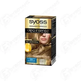 SYOSS ΒΑΦΗ ΣΕΤ OLEO INTENSE ΦΥΣΙΚΟ ΞΑΝΘΟ No7-10 50ml Σ10