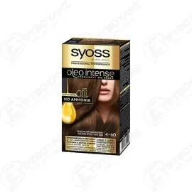 SYOSS ΒΑΦΗ ΣΕΤ OLEO INTENSE ΚΑΣΤΑΝΟ ΧΡΥΣΟ No4-60 50ml Σ10