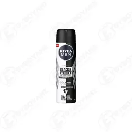 NIVEA SPRAY MEN INVISIBLE BLACK&amp;WHITE ORIGINAL 150ml Σ12