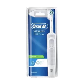 ORAL-B ΗΛΕΚΤΡΙΚΗ ΟΔΟΝΤΟΒΟΥΡΤΣΑ VITALITY CROSS ACTION 100 WHITE +1 ΚΕΦΑΛΗ (ΠΛΑΣΤ)Σ6