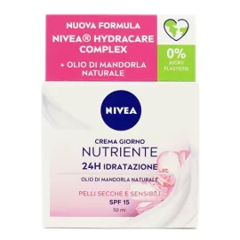 NIVEA ΚΡΕΜΑ ΗΜΕΡΑΣ NUTRIENTE PELLI SECCHE E SENSIBILI SPF15 50ml Σ6